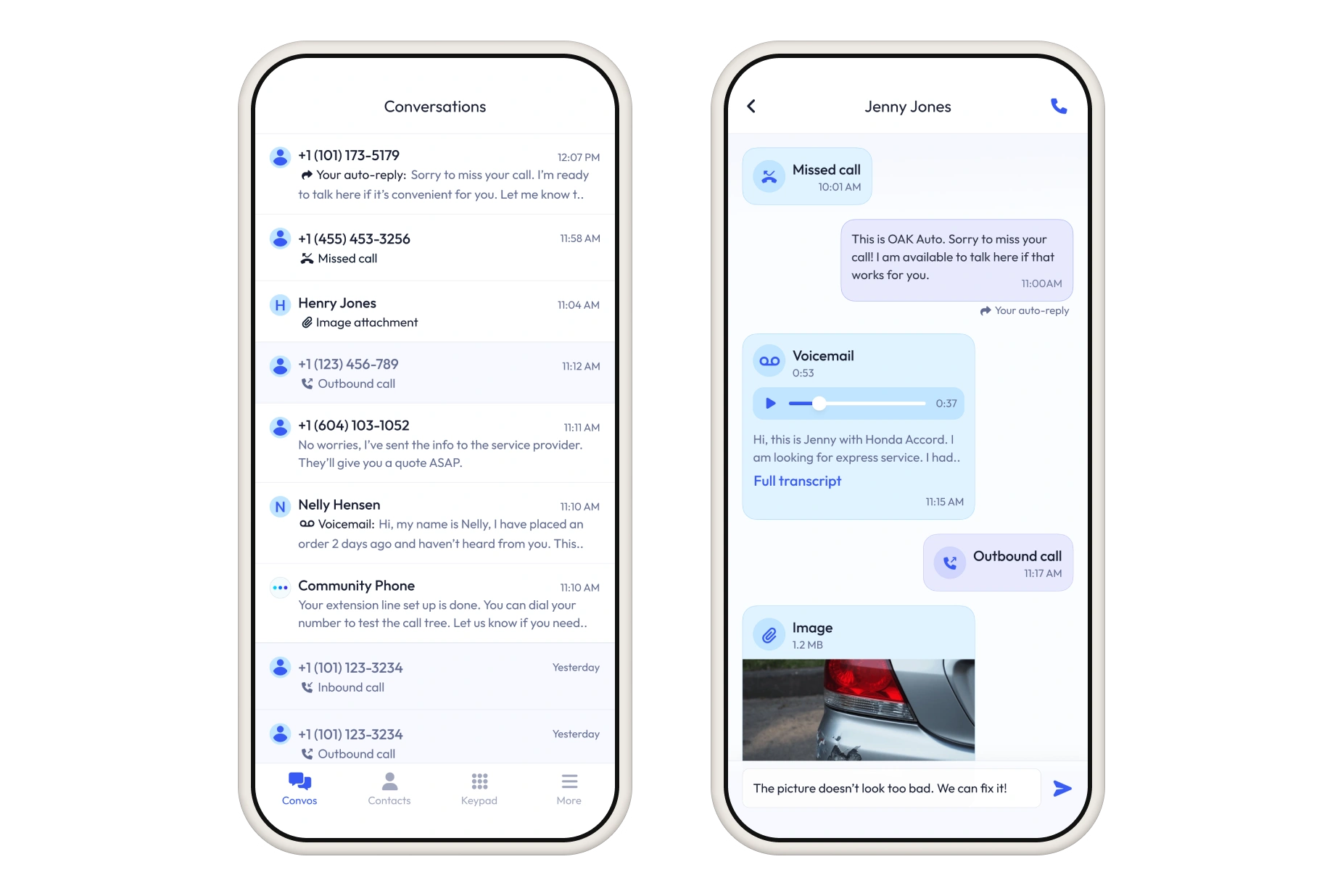 Community Phone case study preview — B2B mobile app redesign