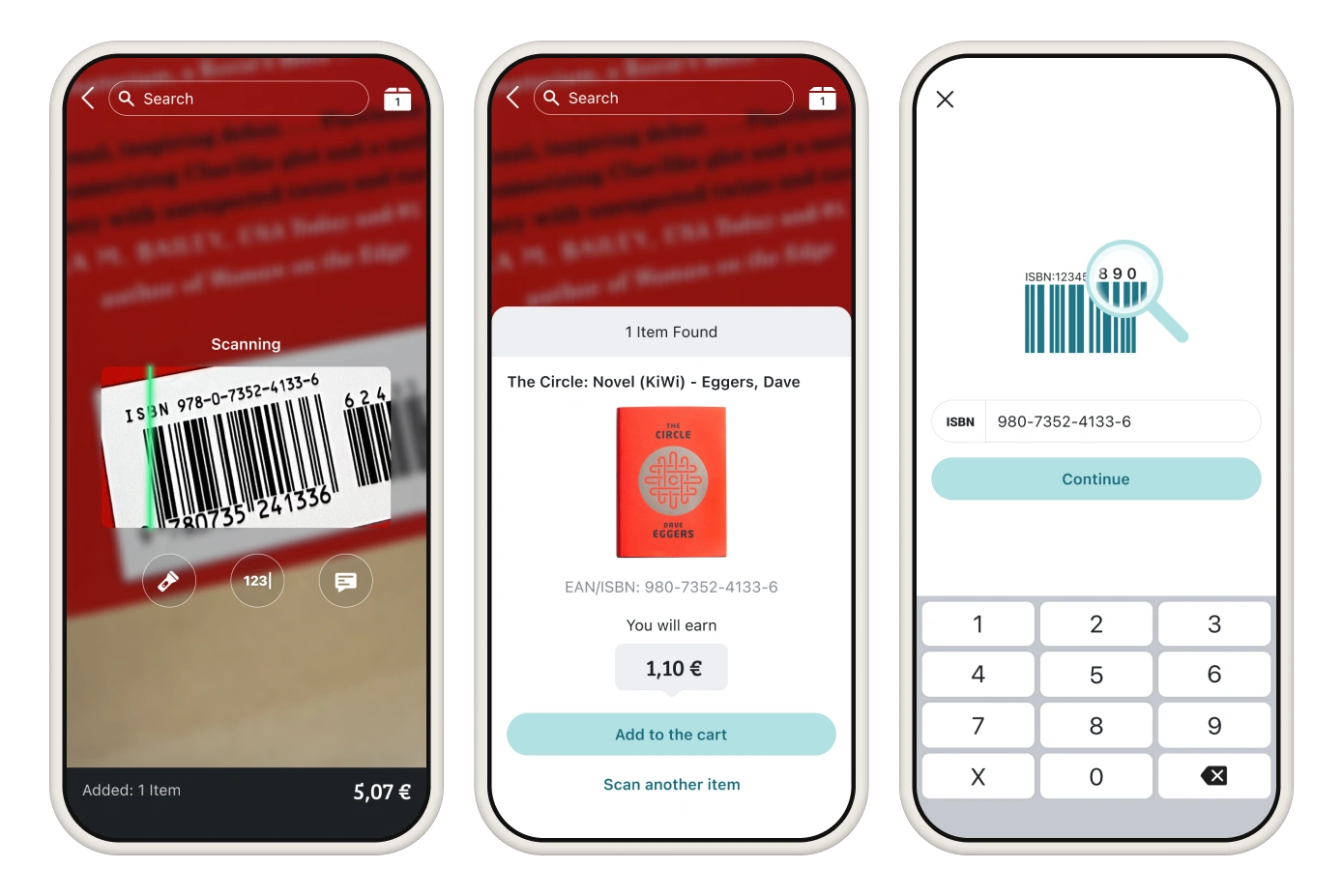 ReBuy case study preview — scanner UX improvements for re-commerce